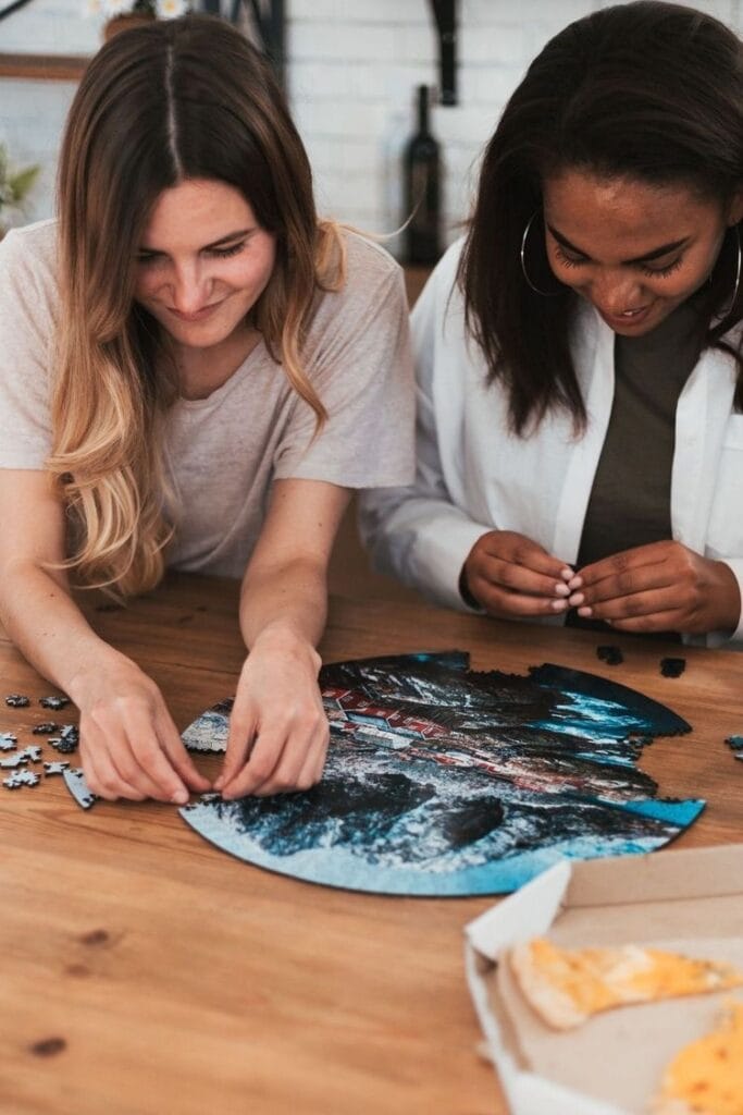Gemeinsam Puzzeln